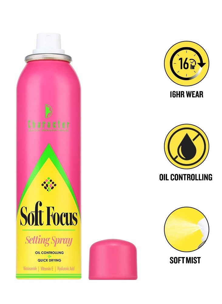 كاركتر بخاخ تثبيت المكياج سوفت فوكس من كاركتر – تحكم بالزيوت وسريع الجفاف (100مل) - Image 3